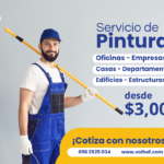 Post para Facebook Horizontal Servicio de Pintura Sencillo Blanco y Azul (1)